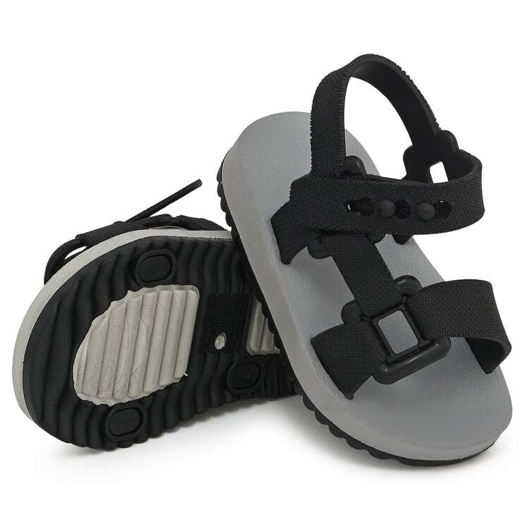 Kids Flat Sandals - Negro - Añade 2