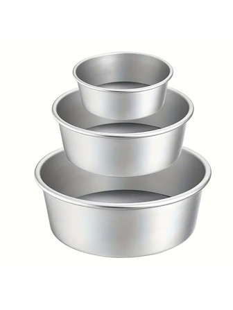 1pc, 4/6/8 Inch Round Bottom Cake Mold, Round Cake Pan, Non-stick Cake Mold, Removable Base Cake Mold, Baking Pans For Wedding Birthday Party, DIY Baking Tool, Multifunctional Household Cake Mold, Kitchen Stuff, Kitchen Gadgets