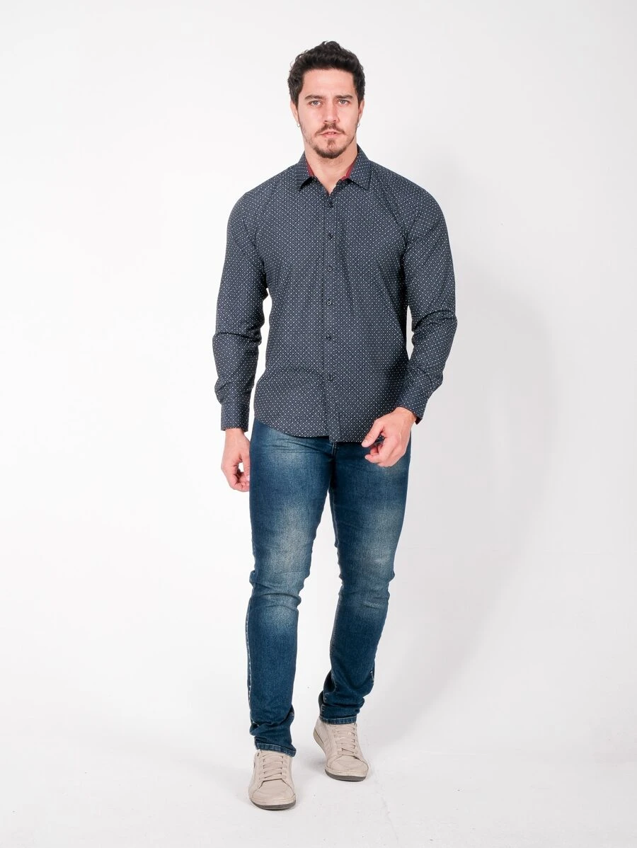 Men Shirts - 黑色 - 查看 1