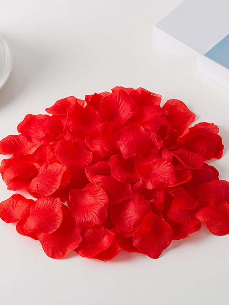 2000 Petali Di Rosa Artificiali In Seta, 4,6x4,6 Cm, Per Matrimoni, Feste, Decorazioni Romantiche, San Valentino E Proposte - 2