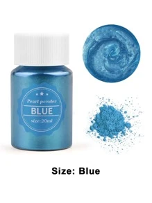 24 Couleurs X 20ml De Remplissage De Colle De Cristal Pigment De Perle De Fausse Iridescence D'accessoire De Fabrication De Bijoux De Boue De Cristal De Poudre De Mica