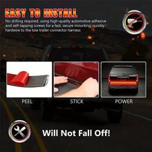 1pc 100cm/40inch Pickup Tailgate Led Strip Lights With Red/yellow Switchback Sequential Turn Signal Strobe Brake Light For Truck Pickup Trailer Suv Rv Van Car - 100cm/40inch - View 3