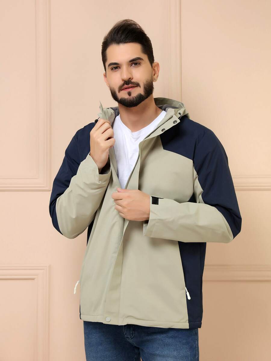 Men Jackets & Coats - 米色 - 查看 1