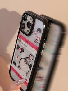 Thickened Dog Pattern Anti-fall Phone Case Compatible With Iphone 14 Pro Max Compatible With iPhone15/15Plus/15Pro/15Promax - White - View 7