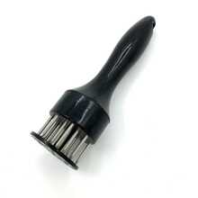 1pc Kitchen Meat Loosener,Stainless Steel Meat Tenderizer, 16 Steel Needles To Loosen Meat Artifact, Tender Meat And Break Tendons - Black - View 9
