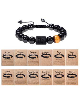 Hombres Pulsera con diseño de cuenta