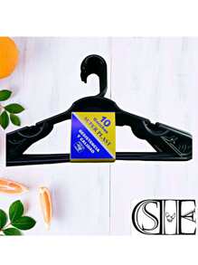 50 Clothes Hangers, Heavy Duty Plastic Adult Hangers, Standard Clothes Hangers, Sweaters, Coats, Jackets, Dresses, Pants, Multicolor Hanger - one-size - View 7