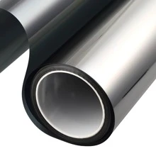 05gr5 Night Black 1 Roll Window Film Heat Insulation Film High Clarity Privacy Protection Strong Sun Shade Privacy Screen Sticker With Scraper - Black - View 12