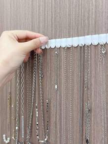 9入組黏貼式珠寶項鍊掛鉤,不用打孔,情人節禮物 - 白色 - 查看 1