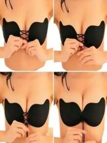 Brasier Strapless Invisible Sin Tirante - Negro - Ver 4