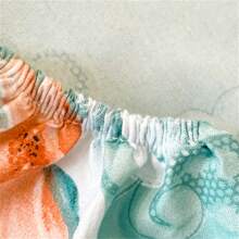 3 件套床上用品（1 床笠、2 个枕套、无填充物）、印花超柔软纤维床笠套装、床垫保护套、四季床罩套装、卧室装饰、可机洗、万圣节礼物 - 彩色 - 查看 9