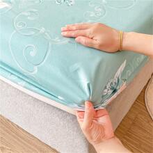 3 件套床上用品（1 床笠、2 个枕套、无填充物）、印花超柔软纤维床笠套装、床垫保护套、四季床罩套装、卧室装饰、可机洗、万圣节礼物 - 彩色 - 查看 8