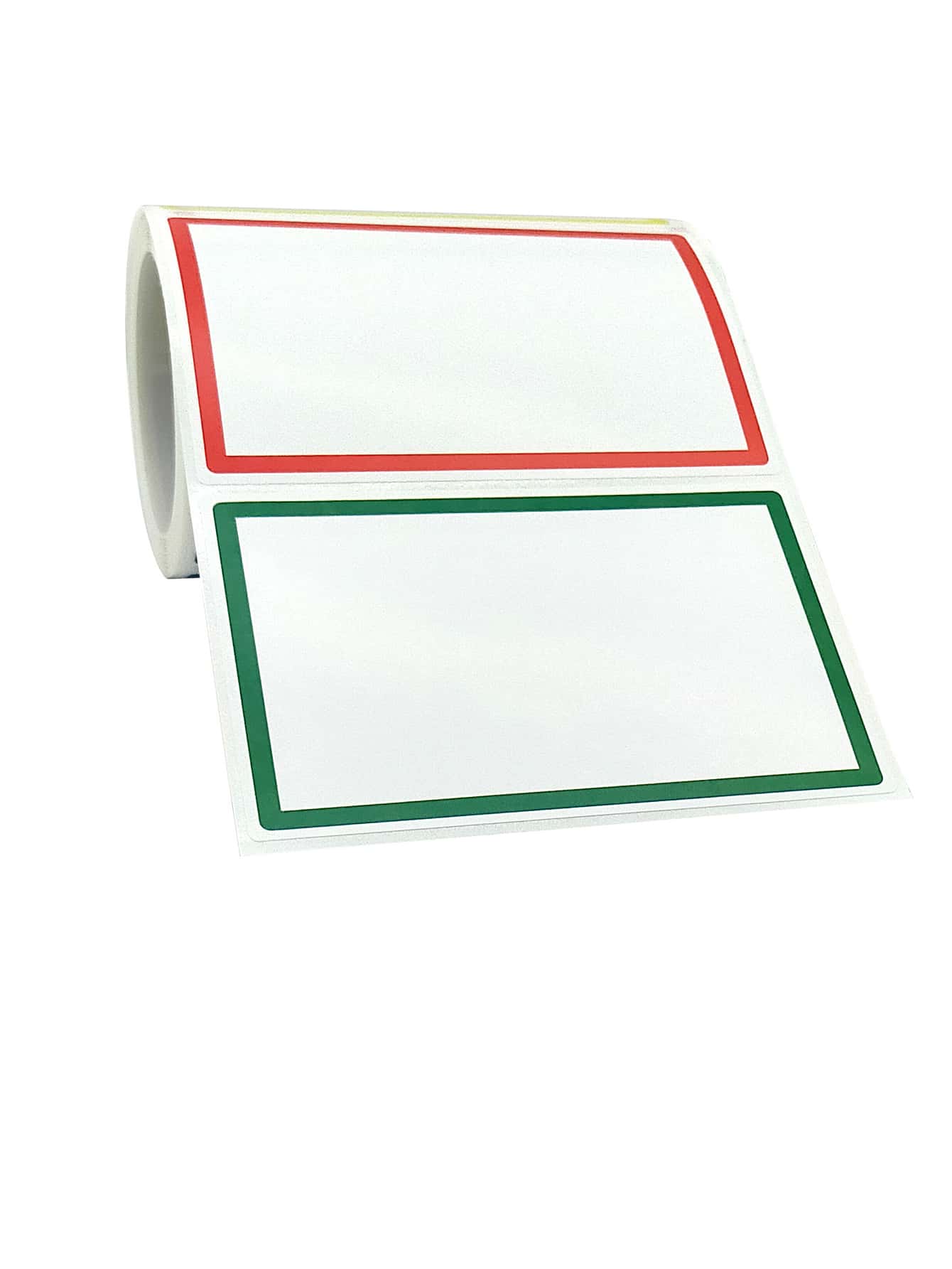 150PCS Plain Name Tag Stickers Colorful Border Name Tag Labels for ...