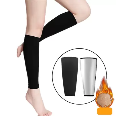 1pc Women Sports Body Chlorine Sweat Ladies Calf Sleeves Shapewear Waist Trainer Corset Gym Accessories