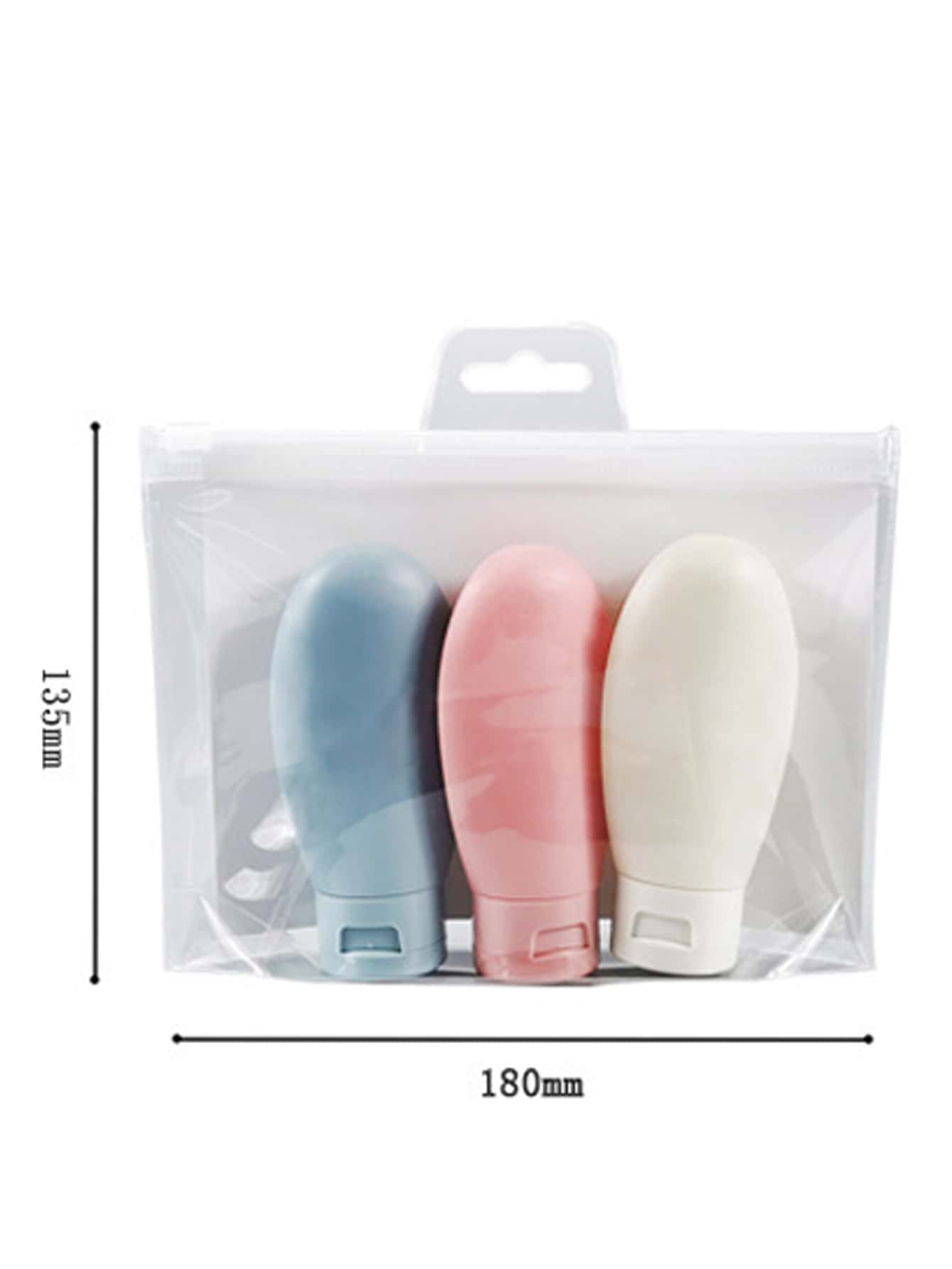 Silicone Leak Proof Travel Bottles Set Carry On Refillable Squeezable
