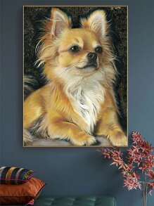 DIY Tranh kim cương - màu nâu - Xem 1