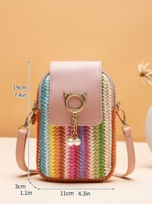 Túi xách nữ mới, Túi đeo vai đa năng bán sỉ cho nữ, Túi vuông dễ thương đeo chéo, Xuân & Hè, Phối hoàn hảo với trang phục đi nghỉ mát của nữ, Túi đi biển bằng rơm mùa hè cho nữ, Túi đi biển hot nhất cho nữ, Túi du lịch hè thời trang, Túi cần thiết đi biển cho nữ trong kỳ nghỉ, Túi du lịch mới nhất, Túi đi biển, Kawaii - Nhiều màu - Xem 2