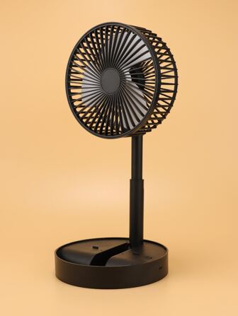 AOYI Mini-ventilateur Rechargeable Usb Bureau Avec Télescopique Fonctionnalité , Réglable Dans 3 Vitesses