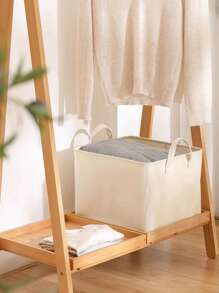 1 Pc Foldable Fabric Laundry Basket/Storage Binbedroom,Organizer,Organiser,Home Storage,White T Shirt Women,Black Pants Women,Ladies Winter Clothes,Dress,Winter Clothes For Ladies,Elegant Woman Dresses,White Shirt For Ladies,Long Sleeve,White Jumpsuit For Women,Spring Dresses For Women,Spring Outfits For Women,Spring,Spring Clothes,Minimalist,Summer Tops