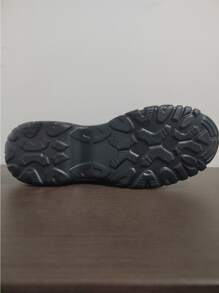 大碼女性緩衝防水台運動鞋,休閒&輕便運動鞋,灰色的