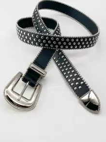 Women Belts - 黑色 - 查看 2