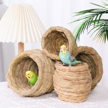 手工製作編織草鳥巢 - 芥末黃 - 查看 3