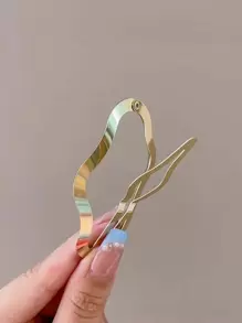 5 件套时尚彩色镂空云形发夹，适合女士，优雅发饰，适合日常佩戴街头爪夹发夹 - 彩色 - 查看 4