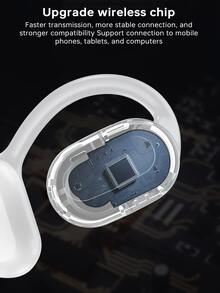 1入組air9真無線耳機,高音質運動單耳耳機 - 白色 - 查看 4