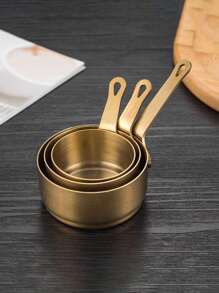 1入組不銹鋼醬杯子帶手柄