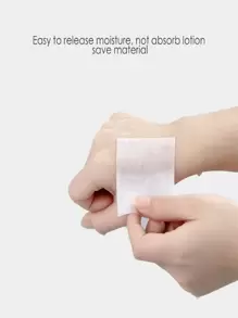 1000Pcs Ultra-Thin Square Non-Woven Pads Lenços de maquiagem para remover maquiagem, esmalte, limpeza de rosto e área dos olhos, almofadas demaquilantes, cuidados com a pele, sala de estar, casa, quarto, banheiro, decoração de casa, coisas de viagem, casamento, festa, aniversário, presentes para homens, mãe, pai, amigos, ano novo, acessórios, acessórios de presente engraçado - Branco - Ver 4