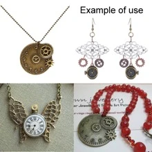 20pcs Mixed Clock Watch Gear Steampunk Charms Pendants For Jewelry Necklace Earring Bracelet Making - Multicolor - View 4