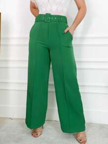 Women Pants - 綠色 - 查看 2