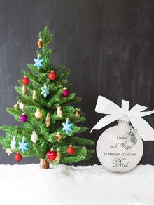 1入聖誕天堂紀念吊墜,適合作為父親節禮物裝飾