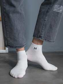5 Pares Calcetines Cortos Cómodos Para Mujer - Multicolor - Ver 2
