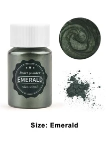 24 Couleurs X 20ml De Remplissage De Colle De Cristal Pigment De Perle De Fausse Iridescence D'accessoire De Fabrication De Bijoux De Boue De Cristal De Poudre De Mica