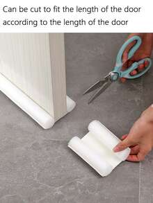 1pc 90cm Door Bottom Sealing Strip For Household, Windproof, Warm-keeping, Insulation, Dustproof, And Noise Isolation - White - View 7