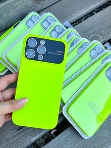 素色手機殼帶滑動相機蓋 - 綠色 - 查看 11