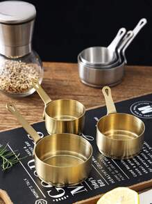 1入組不銹鋼醬杯子帶手柄