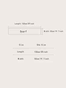 Street品牌1入組女士經典海盜骷髏圖案雪紡長絲巾 - 黑色 - 查看 7