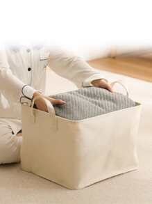 1 Pc Foldable Fabric Laundry Basket/Storage Binbedroom,Organizer,Organiser,Home Storage,White T Shirt Women,Black Pants Women,Ladies Winter Clothes,Dress,Winter Clothes For Ladies,Elegant Woman Dresses,White Shirt For Ladies,Long Sleeve,White Jumpsuit For Women,Spring Dresses For Women,Spring Outfits For Women,Spring,Spring Clothes,Minimalist,Summer Tops