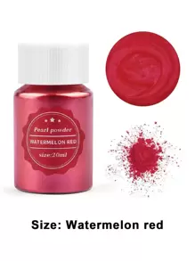 24 Couleurs X 20ml De Remplissage De Colle De Cristal Pigment De Perle De Fausse Iridescence D'accessoire De Fabrication De Bijoux De Boue De Cristal De Poudre De Mica