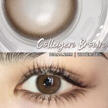 1副彩色膠原蛋白系列隱形眼鏡年用14.2mm