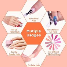Modelones Gel Top Coat And Base Coat With Nail Primer Set, 3Pcs No Wipe Base And Top Coat Gel Nail Polish Nail Bond Primer, 10ml New Upgraded Formula Long-Lasting Gel Nail Kit - 無色 - 查看 8