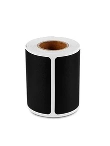 Roll Of Diy Removable Chalkboard Sticker Labels For Home & Kitchen Supplies, 120 Labels/roll - Black - View 5