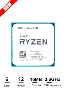 Procesador De Cpu Amd New Ryzen 5 R5 5500 De 3,6 Ghz, 6 Núcleos Y 12 Hilos, De 7nm Y 16m De Caché L3, Zócalo Lga Am4 - Blanco - Ver 3