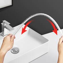 1入組多功能排水管道除毛塞清理工具 - 白色 - 查看 7