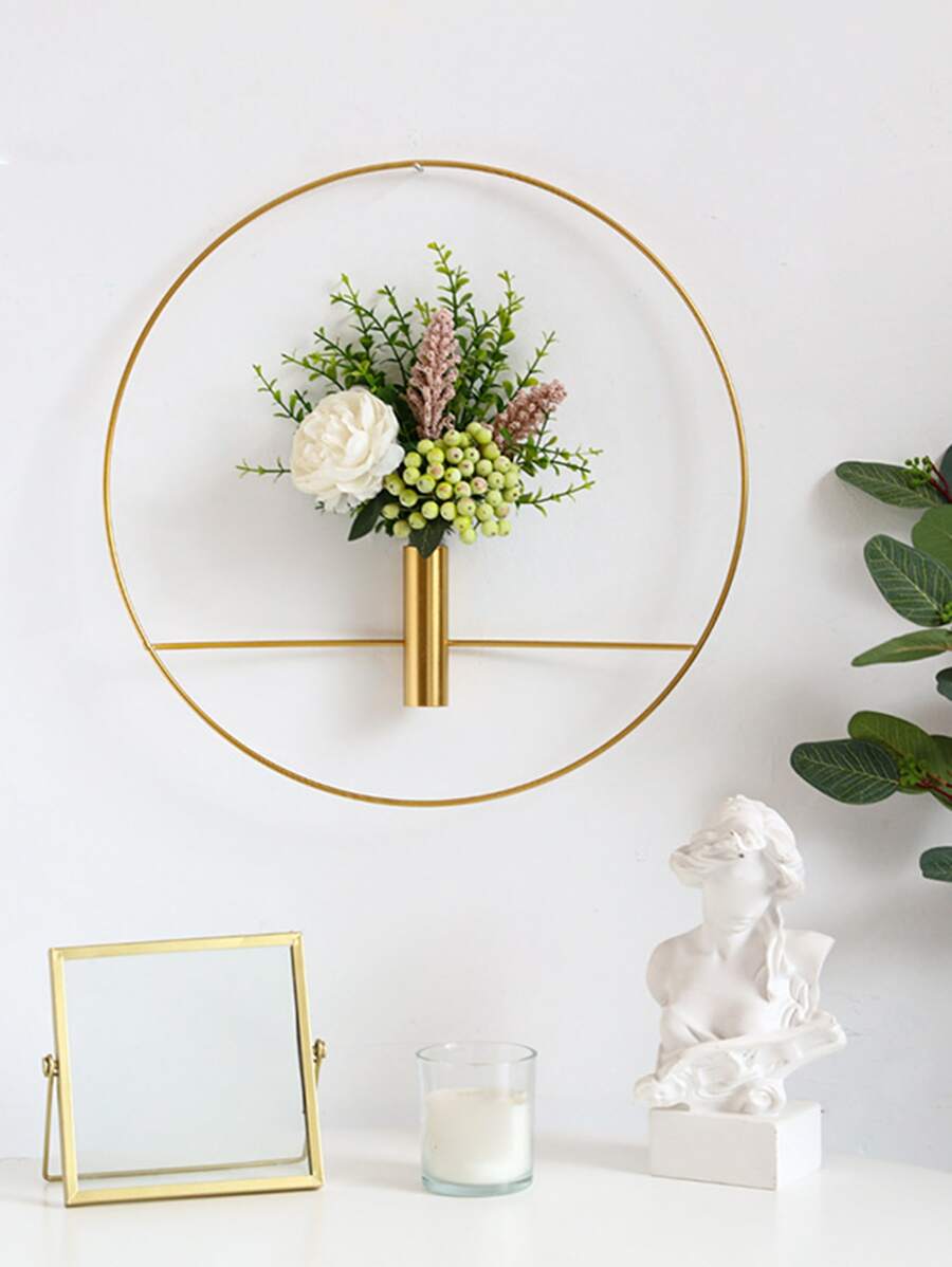 1pc Simple Geometric Circle Shaped Wall Decoration For Living Room & Bedroom Background, Wall ...