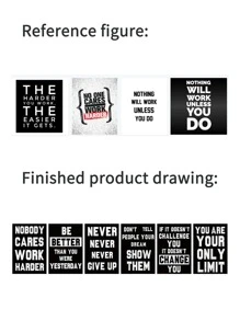 6 Tấm Tranh Canvas Nghệ Thuật Treo Tường Màu Đen Truyền Cảm Hứng Cho Phòng Ngủ Văn Phòng Trang Trí Thẩm Mỹ Không Có Khung 3 Kích Cỡ - Đen và trắng - Xem 5