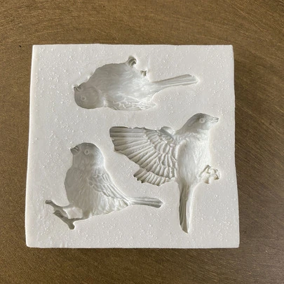 1pc Creative Bird Shape Design Silicone Mold