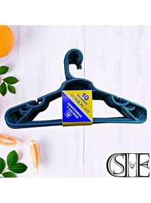 50 Clothes Hangers, Heavy Duty Plastic Adult Hangers, Standard Clothes Hangers, Sweaters, Coats, Jackets, Dresses, Pants, Multicolor Hanger - one-size - View 2